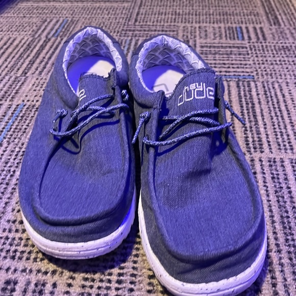 hey dude WALLY CHAMBRAY BLUE MIRAGE. Size 11 shoes - Picture 2 of 6